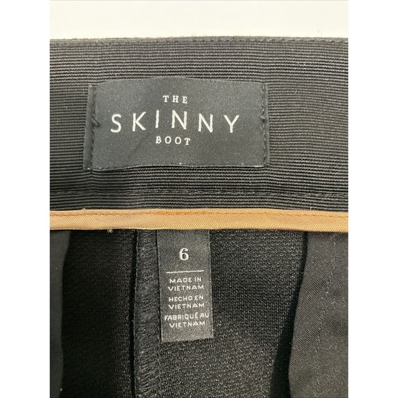 White House Black Market The Skinny Boot Pants Button Hem Flare Leg‎ Stretch 6 - Picture 6 of 10